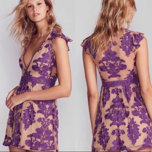 For Love & Lemons: Temecula Fit & Flare Mini Dress